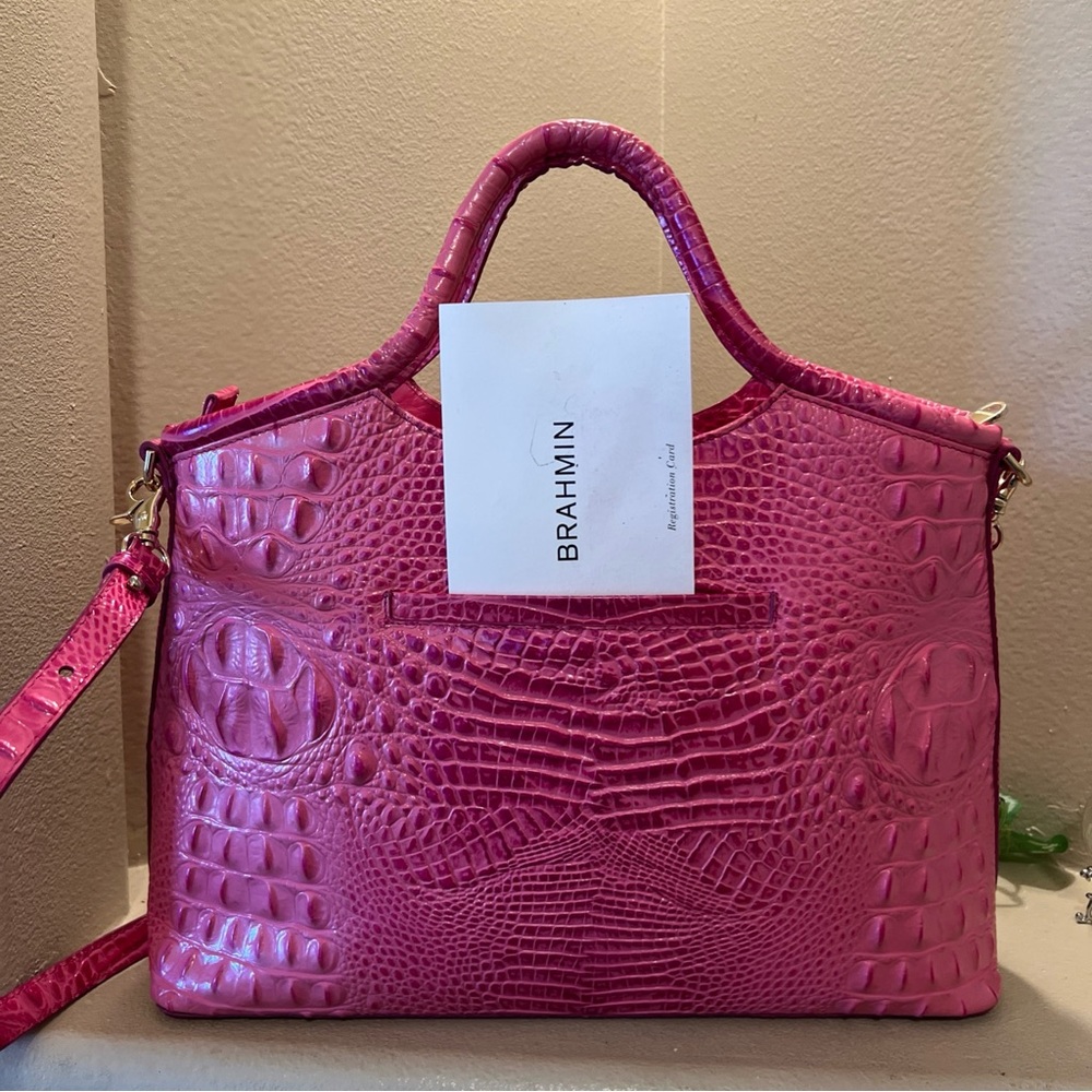 Brahmin Elaine Hibiscus Ombre Melbourne bag - Picture 11 of 13